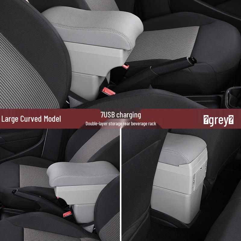Fits 2014-20 Honda Fit: Third Gen Sporty GK5 Center Armrest Box