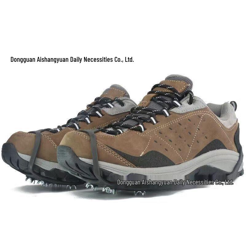 Unisex Silikon Eiskrallen: 8-Zahn Anti-Rutsch Schneespikes zum Wandern