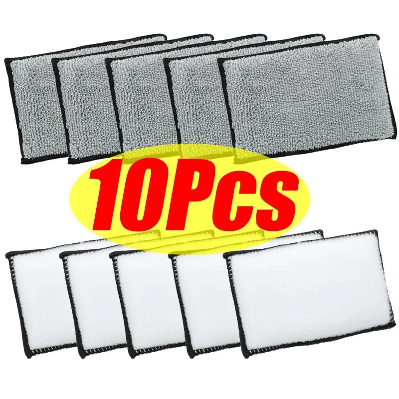 2-10Pcs Auto Detailing Tools Soft Double Side Microfiber Scrubbing Sponge Car Leather Cleaning Microfiber Towel Wax Sponge