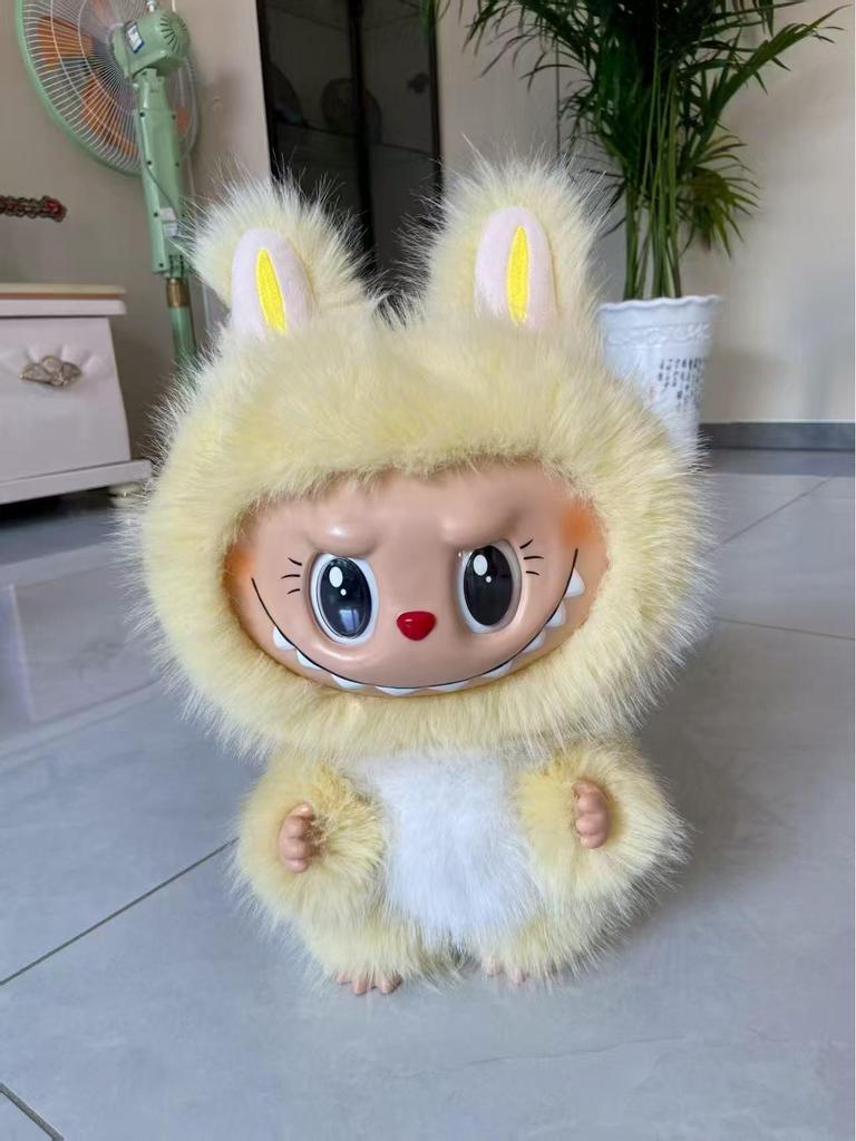 Mainland China LABUBU Big Chief Archangel Custom Vinyl Plush Doll, 58CM, Various Styles