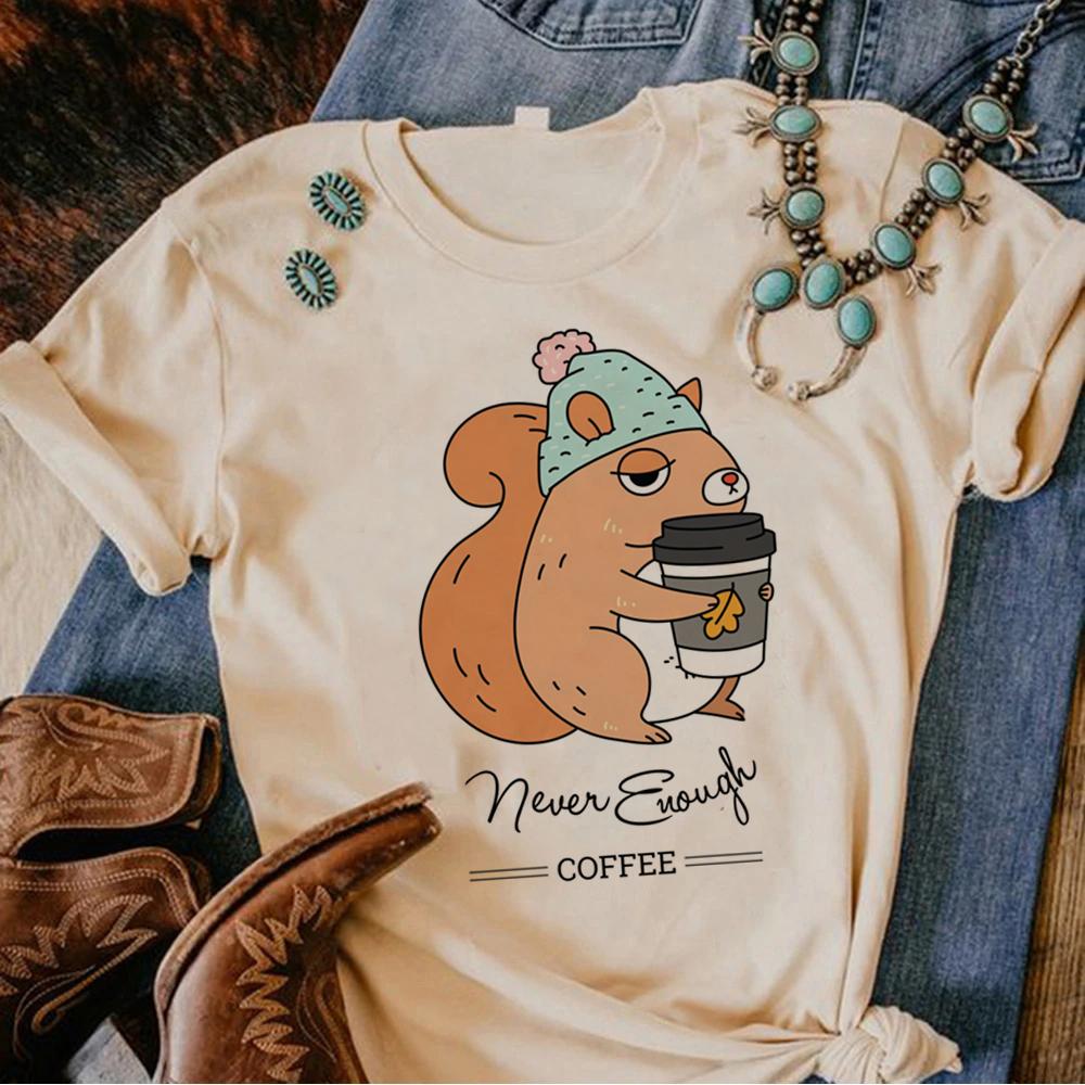 T-shirt scoiattolo Donna designer grafica harajuku t-shirt ragazza Unisexga abbigliamento