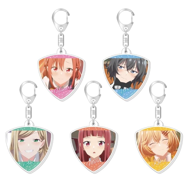 

Singing love like a whisper Trading pick type acrylic key chain (BOX)