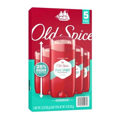 Deodorante Old Spice High Endurance Pure Sports, 85g, 5 unità