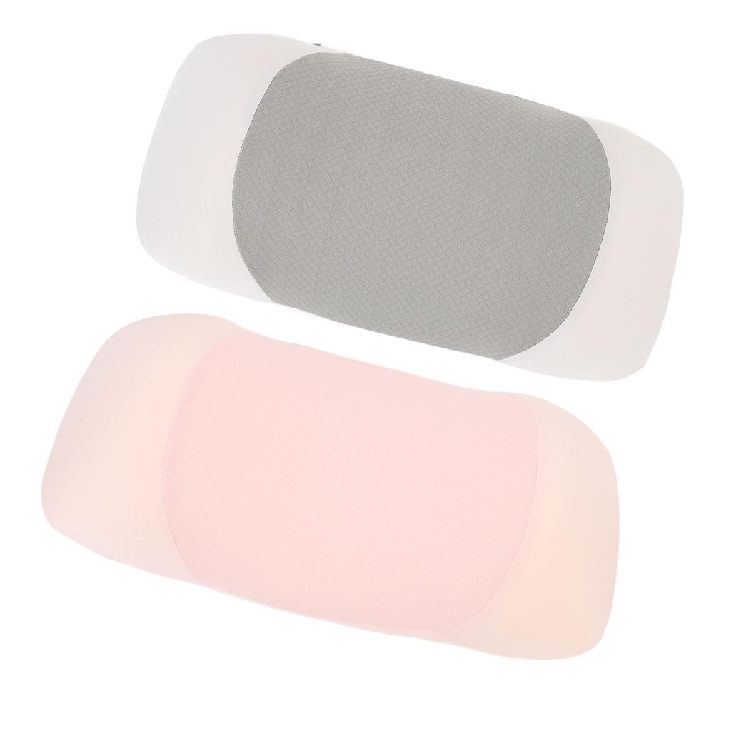 Oreiller de Soutien Lombaire pour Dormir Ergonomique Mousse à Mémoire Housse Amovible Oreiller pour le Bas du Dos pour Lit