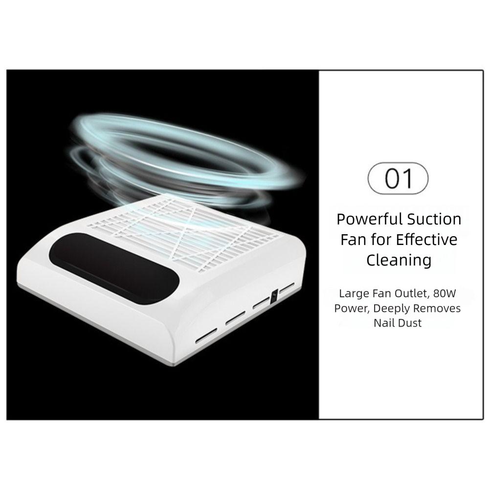 Removable Filter Screen Nail Dust Collector Low Noise Manicure Machine Tools Nail Art Equipment