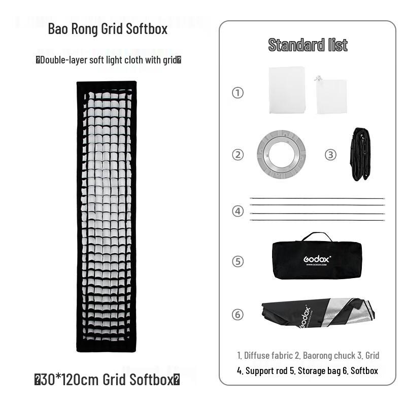 Godox Long Strip Grid Softbox