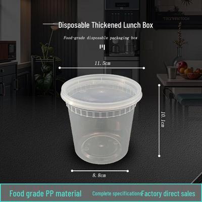 JINMEI Boîte King Jetable Transparente 24 oz Récipient à Soupe