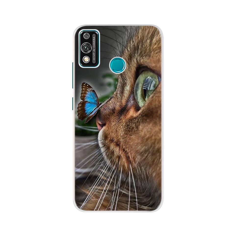

For Honor 9X Lite 2020 Case Honor 9X Lite Cover Silicone Soft Tpu Phone Case For Huawei Honor 9X Lite X9 9Xlite 9 X Lite Bumper Honor 9X Lite Яскраво-рожевий
