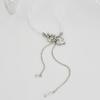 Trendy Y Necklace with Heart Motifs OT Interlocked Clasp Ideal for Modern Women Fashion Collarbone Chain Adornment