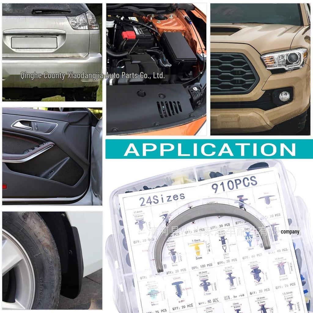 965-teiliges Auto-Druckknöpfe-Set: 24 Typen für Toyota & Honda Stoßfängerbefestigungsnieten