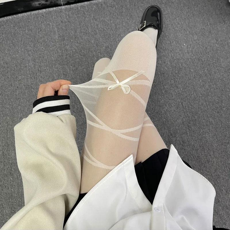 Women Stockings Solid Black Pantyhose Seamless Ultra-Thin Stocking High Elasticity Long Socks Tights