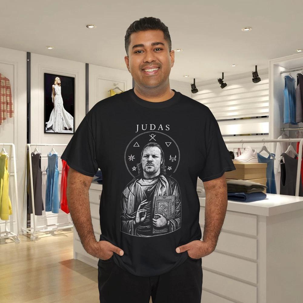 Judas Saint Icon Graphic TShirt Dark Gothic Religious Art Unisex Tee S
