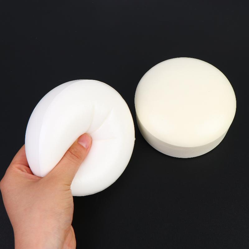 1Pcs Cute Milky White Squeeze Finger Toys Milk Cake Squeeze Taba Soft Toy Stress Relief Props Girl Birthday Gift