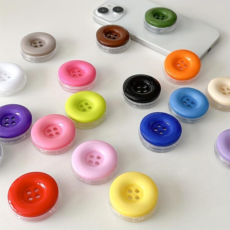 Handy-Ständer mit knopfförmigem Ringhalter – Niedlicher Cartoon Mini-Knopf Pop Socket, Kompatibel mit IPhone & Android-Handys, Perfekte Geschenkidee!