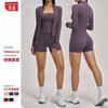 Spring Yoga Suit Casual Fitness Suit Women's Outdoor Running Three-piece Set