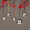 Brass and Copper Wind Chime DIY Accessories with Clapper - Small Metal Christmas Bells