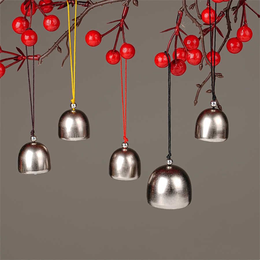 Brass and Copper Wind Chime DIY Accessories with Clapper - Small Metal Christmas Bells