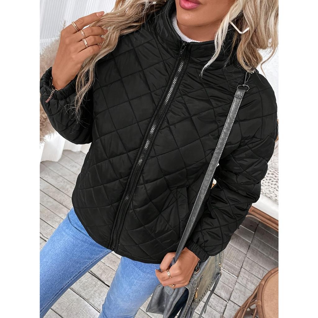 Autumn Winter New Women's Vintage Literary Cotton Puffer Coat, Casual Fashion Warm Outerwear for Crossborder