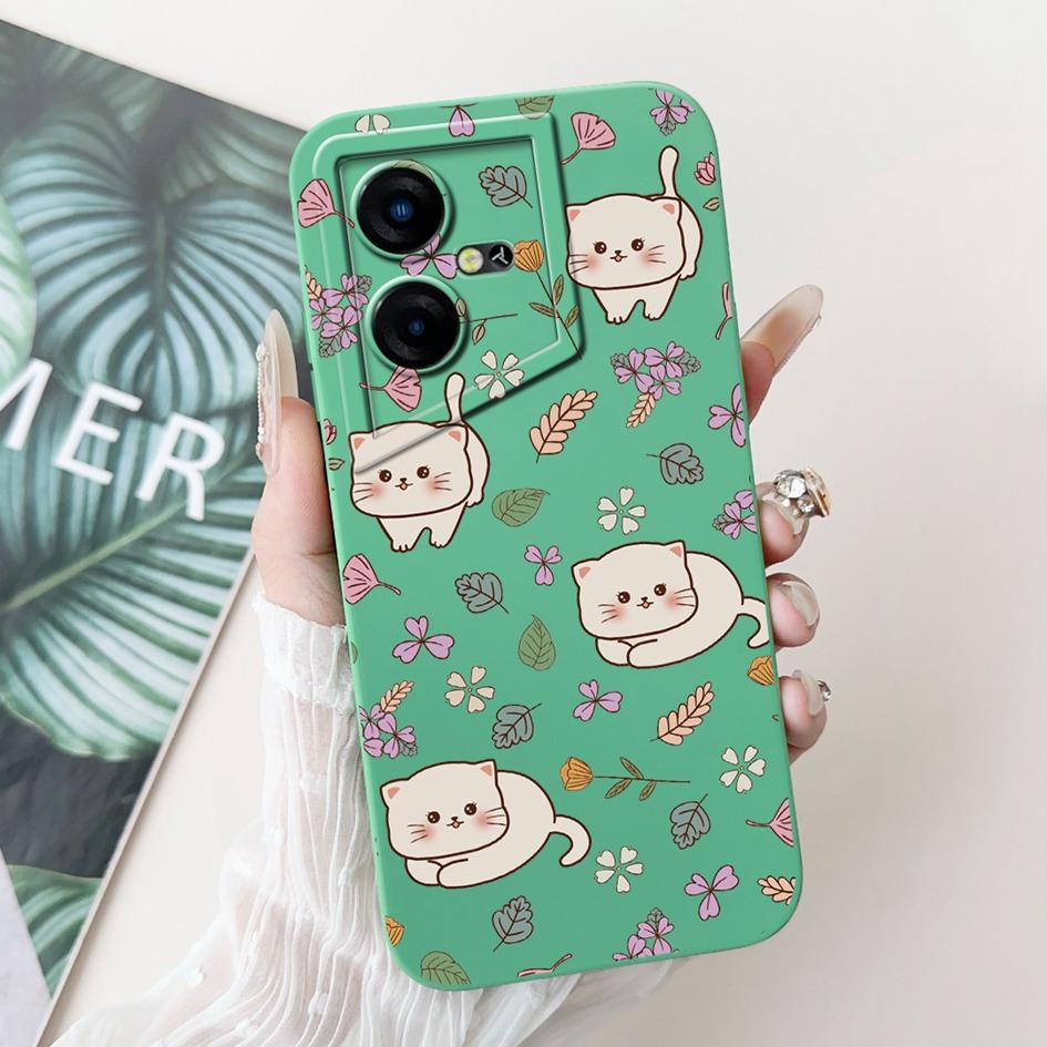 For Tecno Pova Neo Case LE6 LE6h Shockproof Cover Lovely Astronaut Liquid Silicone Bumper For Tecno Pova Neo 3 LH6n PovaNeo Etui