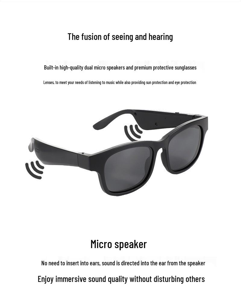 YX Smart Bluetooth Sunglasses with External Speakers - Unique Gift for Boys, Novelty Birthday Present.