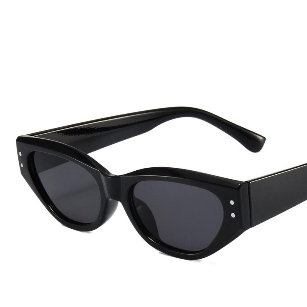UV400 Cat Eye Sunglasses Rice Nail Outdoor Sport Sunglasses Vintage Rhombus Sunglasses  Streetwear