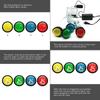 Escape Room Props with 5 Different Colors Buttons Mechanism for Interactive Puzzle Game: Press in Order to Control 12V Magnet L