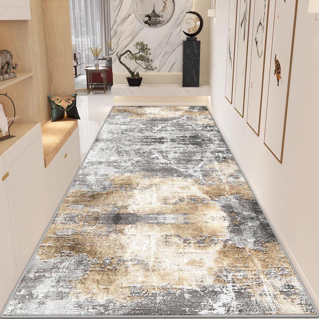 Modern Abstract Home Doorway Corridor Rugs Decoration Living Room Bedroom Long Runner Carpets Customizable Non-slip Long Mats