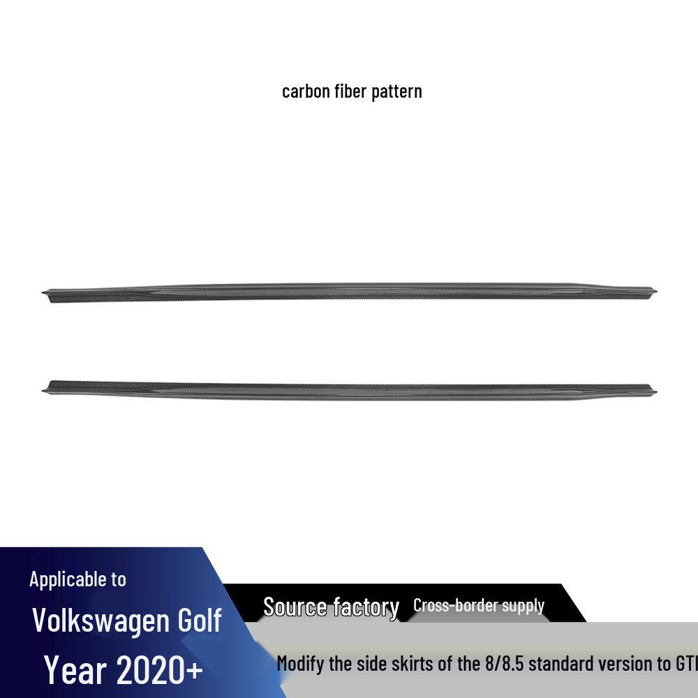 Volkswagen Golf Standard Edition Full Body Kit: Front Lip, Louvers, Side Skirt, Rear Lip, Rear Spoiler.