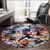 Jujutsu Kaisen Print Round Rug, Washable Floor Carpet, For Entryway Dorm Laundry Room Office Study, Home Decor Birthday Christmas Gift
