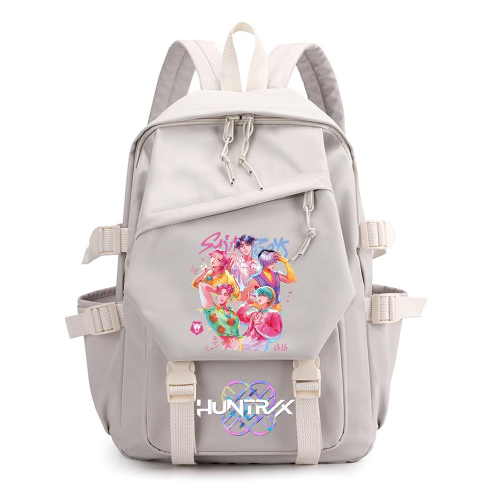 Anime K-Pop Printed Waterproof Backpack for Teen Boy Gril Schoolbag Children Student Women Large Capacity Travel Bag Kid Gift Mochila