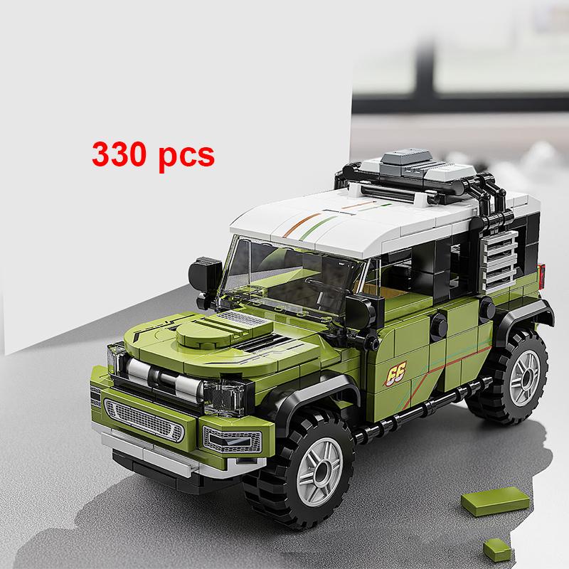 Technical Car Speed  Racing Vintage Car Building Blocks Sports City Vehicle Car Garage Off-road MOC Creative Toys