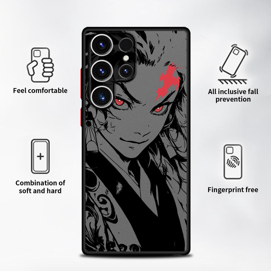 Anime D-emon Cool S-layer Funda Back Phone Cover Case for Samsung Galaxy S22 S23 FE Note 20 Ultra 10+ S20 FE S26 S25 Ultra S21