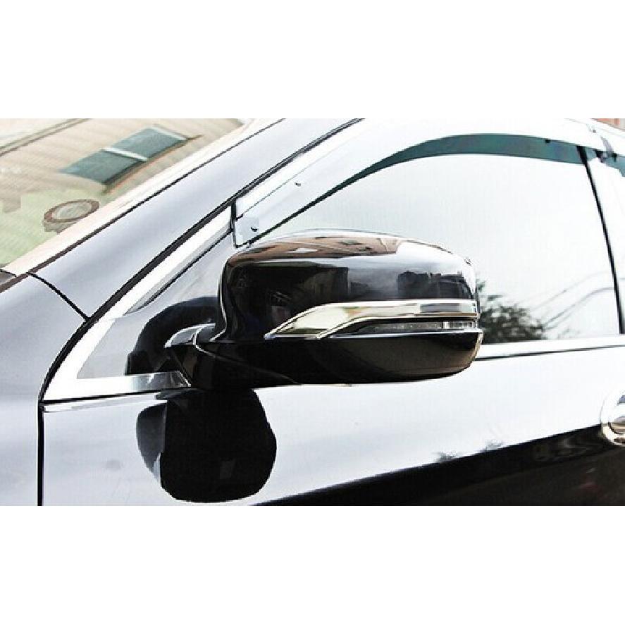 For Honda Accord 9th 2014-2017 ABS Chrome Exterior Rear View Mirror Strip Trim