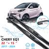 For Chery EQ1 DR 1.0 iCar MASADA 2017~2024 Front Wipers Blades Brushes Window Cleaning Windscreen  Auto Replacement Accessories
