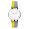 Giada Nylon Belt Yellow Gray R4251108534 Watch Women's & [Item]