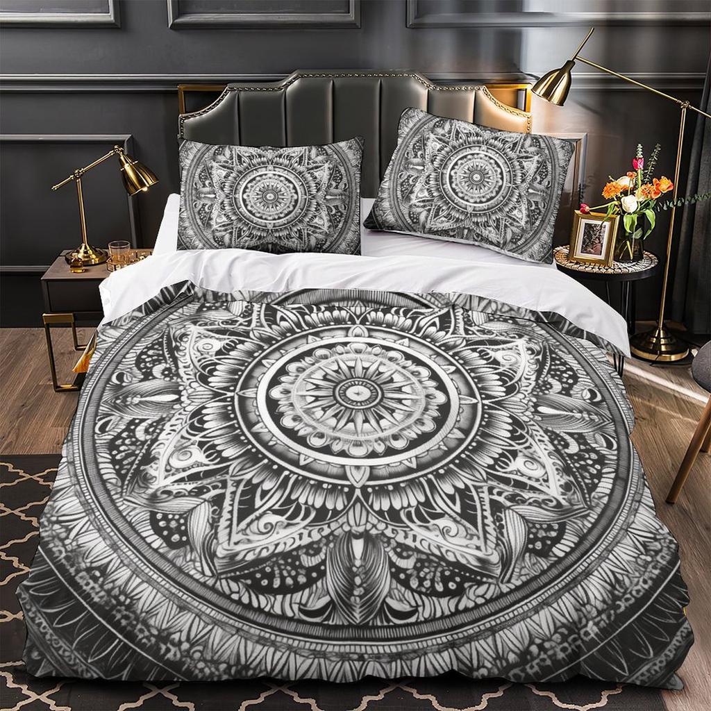 3D Digital Printing Bedding Two Or Three-Piece Set Bohemian Series Polyester