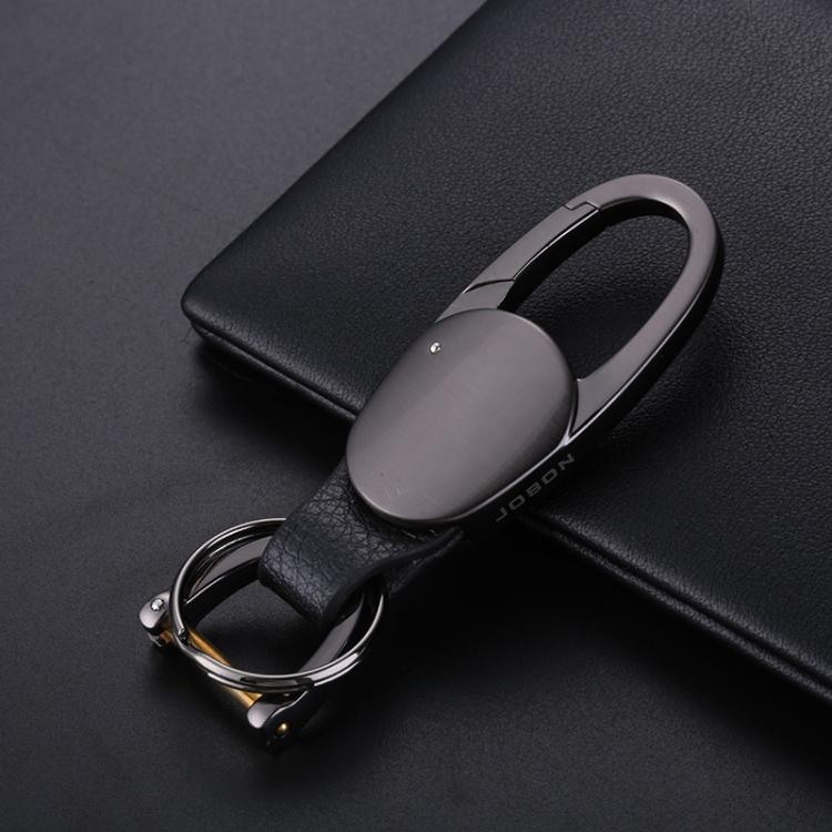 JOBON ZB-167A Horseshoe Car Keychain Men Metal Waist Hanging Keychain ZB-167A чёрный
