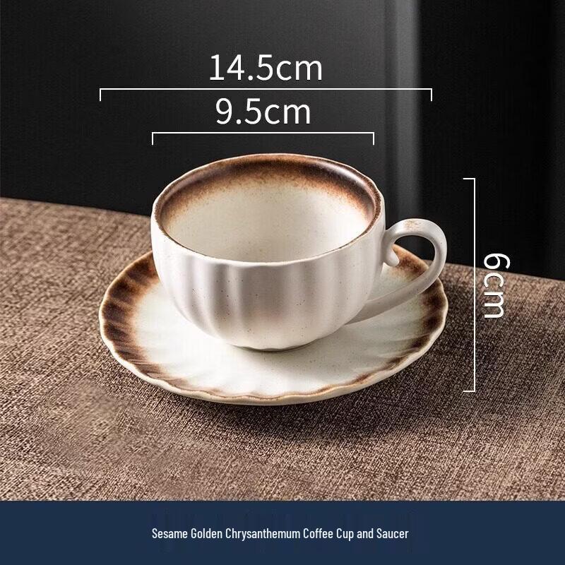 Qiwei Ceramic Coffee Cup with Lid