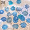 30 Pieces White Ink Watercolor Wax Seal Stickers Vintage Letter & Emblem Design For Gift Box Sealing Envelope Decor