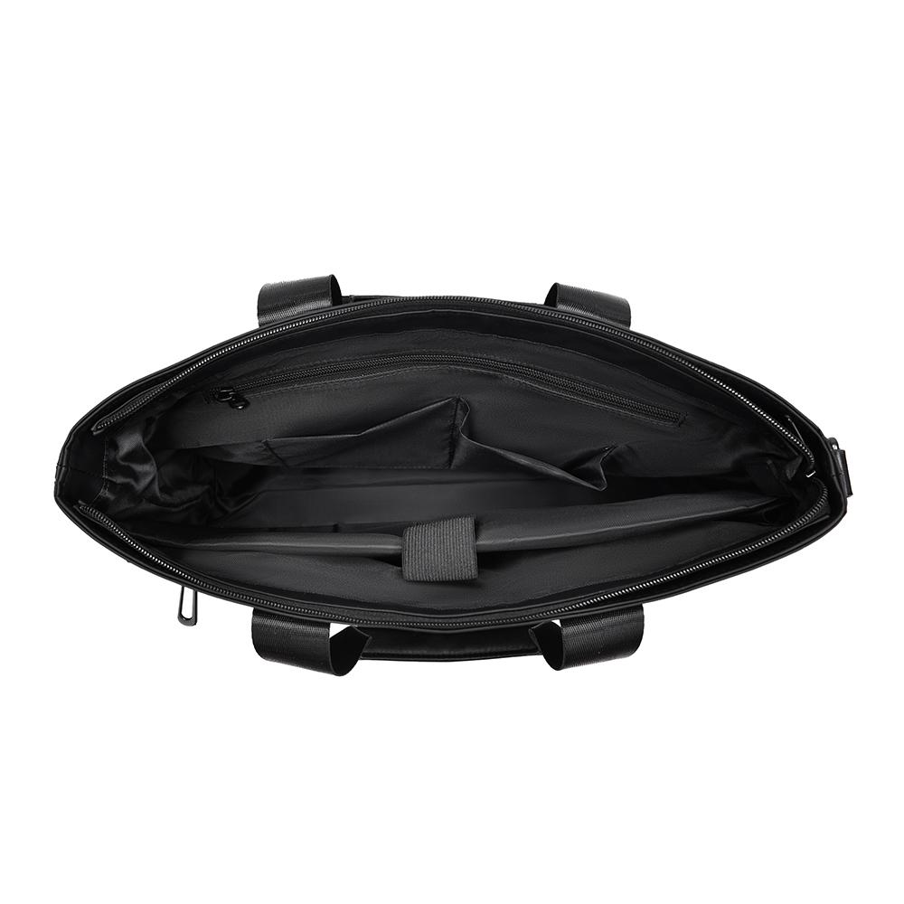 Men's Business Briefcase Large Capacity Shoulder Bag Crossbody Bag