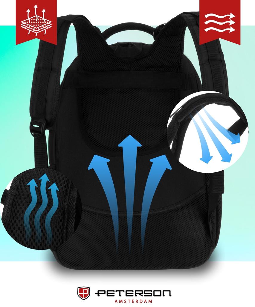 PTN BHX-02-9778 Black Backpack