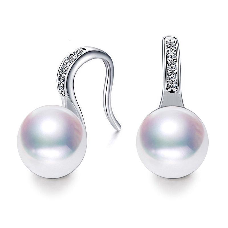 

Женские серьги с жемчугом белый