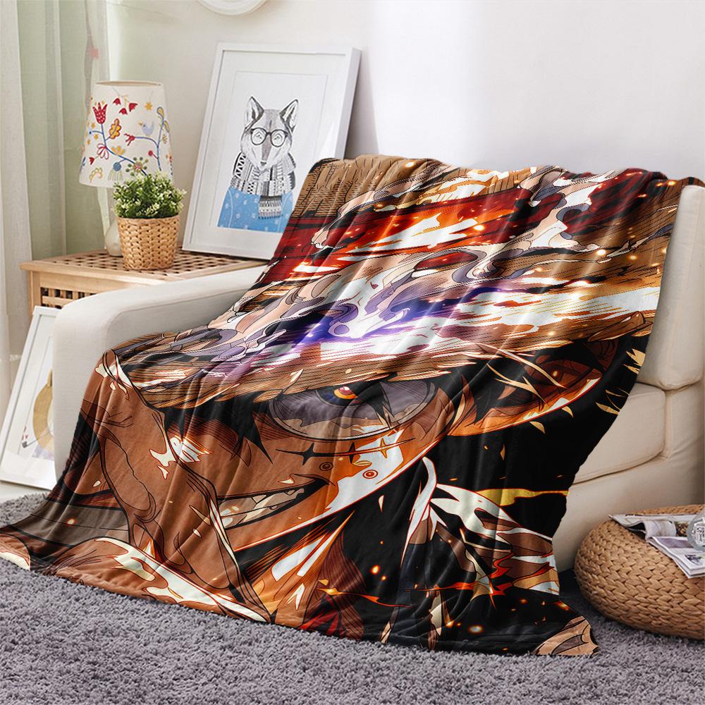 

One Piece Luffy Gear 5 Nika Collection flannel blanket, soft for home lounge, great gift for fans 75x90cm