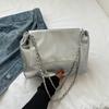 PU Leather Handbags Square Underarm Bags All-match Chain Single Shoulder Bag  Outdoor