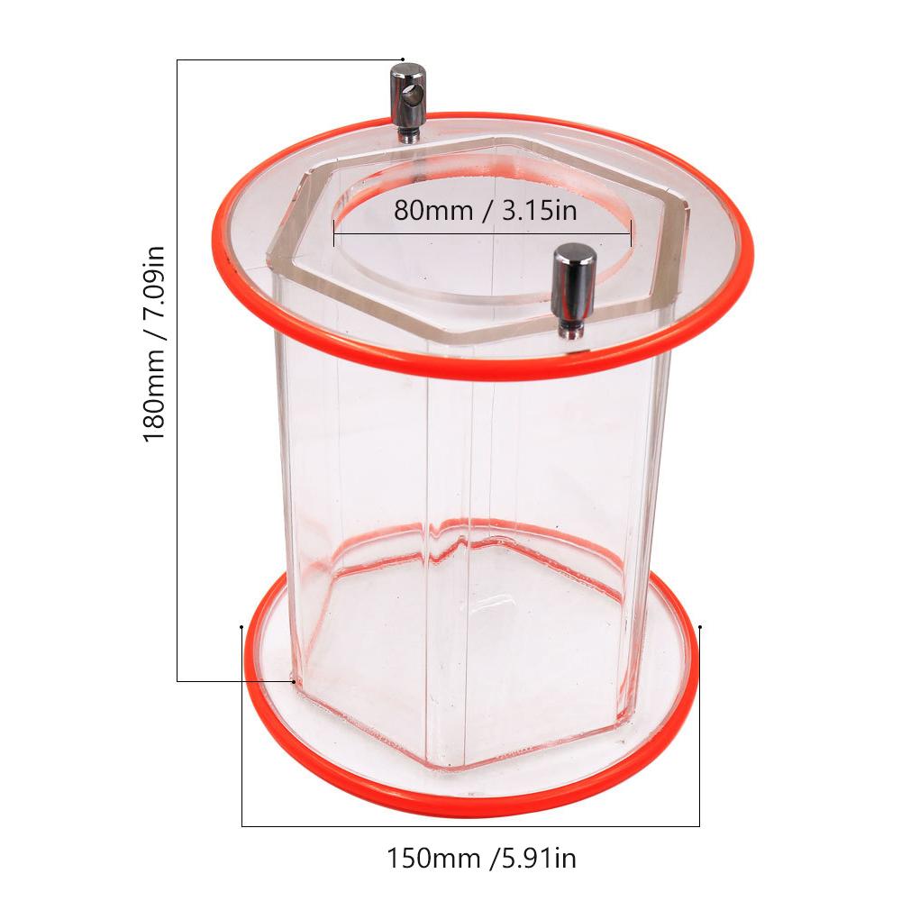 Jewelry Tumbler Polisher 3KG 6.6Lb Mini Rotary Barrel Polishing Machine Bidirectional Rotation