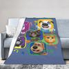 New T-Talking T-Tom And F-Friends Blanket Lightweight Thin Fleece  Cozy Throw Blankets Machine Washable