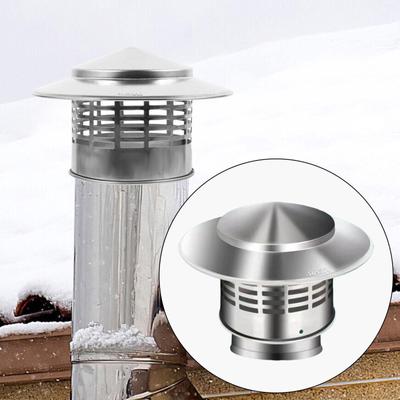 Chimney Rain Cap Roof Vent Pipe Protector House Exhaust Fireplace Cover