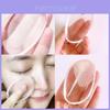 Transparent Silicone Leaf Shaped Makeup Puff Dry Wet Dual-use 6.3*4cm