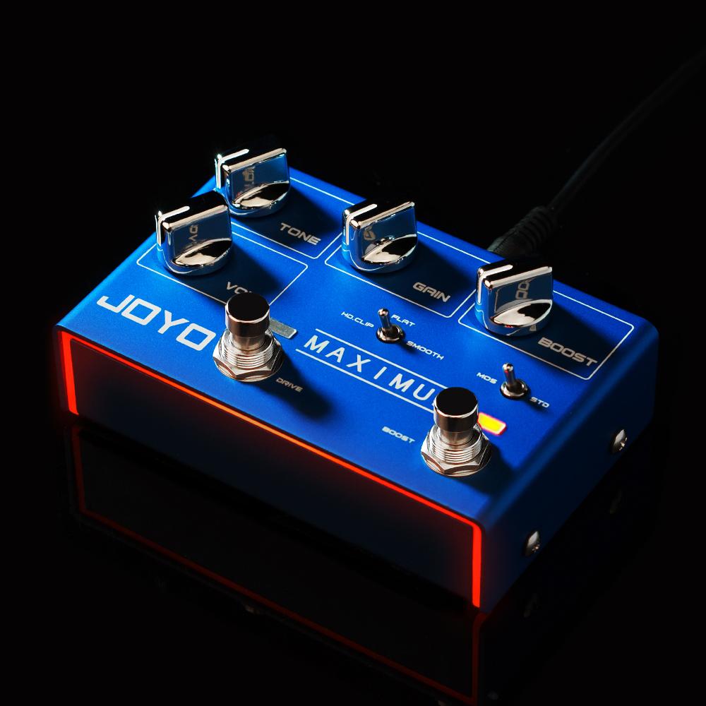 JOYO R-05 MAXIMUM Overdrive Гитарная педаль эффектов Чистый Дикий Тон без Компрессии Длительное Сустейнирование Эффект Overdrive Гитарные Педали