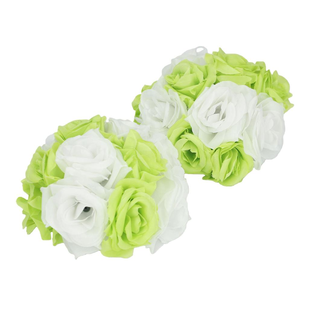 Artificial Flowers Rose Ball for Centerpieces Table Faux Rose Arrangements for Weddings Birthday Party Decor Plastic